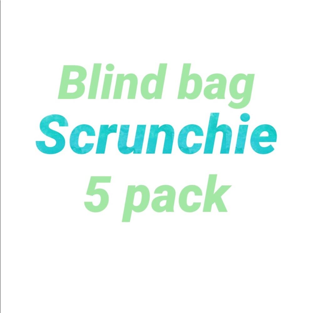 mystery box of scrunchies